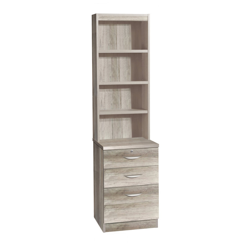 Cormac 48cm Wide 3 -Drawer File Cabinet, Grey Nebraska