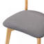 Ensemble de 4 chaises de salle à manger rembourrées Mid-Century