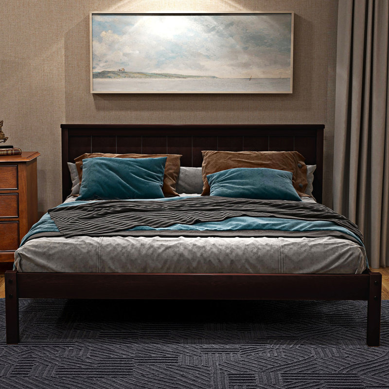 Beckville Platform Bed, Espresso, Full