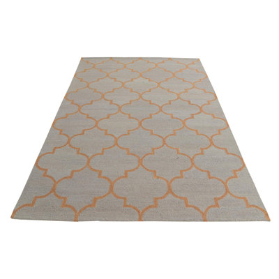 5x8 Platt Light Gray Rug