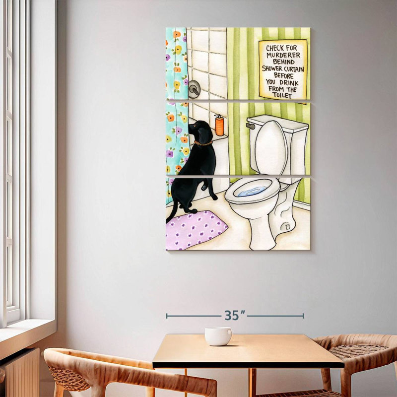 Brampt Look For A Murderer, 65" H x 42" W