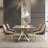 Modern Rectangular Rock Slab Dining Table Sets-102533356