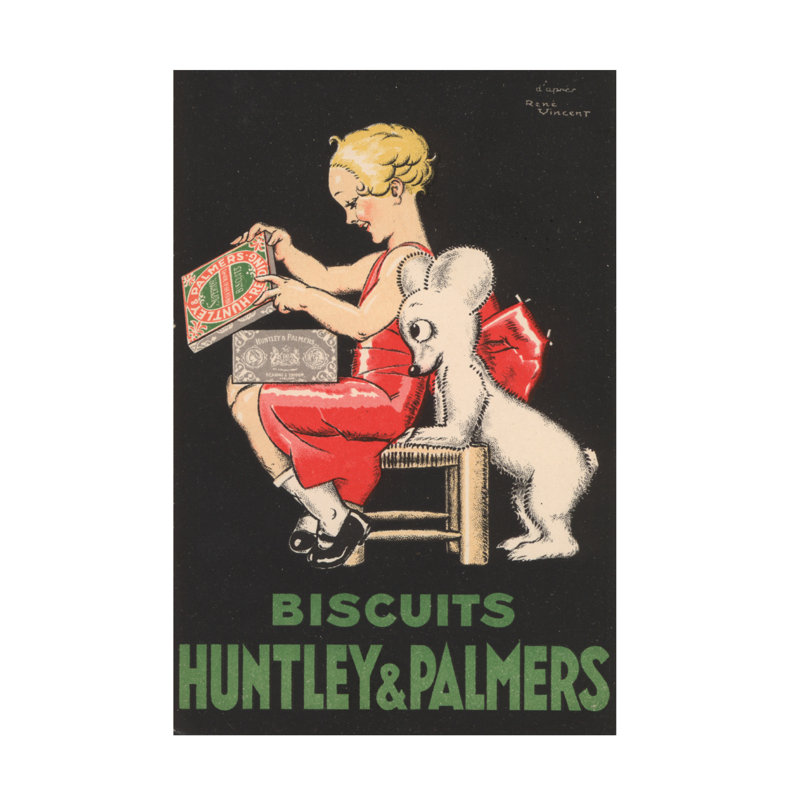 «Rene Vincent», reproduction d'art sur toile Hunters And Palmers Bicsuits, H 19 po x l 12 po