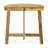 Natural Wood Table, Half-Round Shape, Foldable Function Bistro Design For Easy Space Management