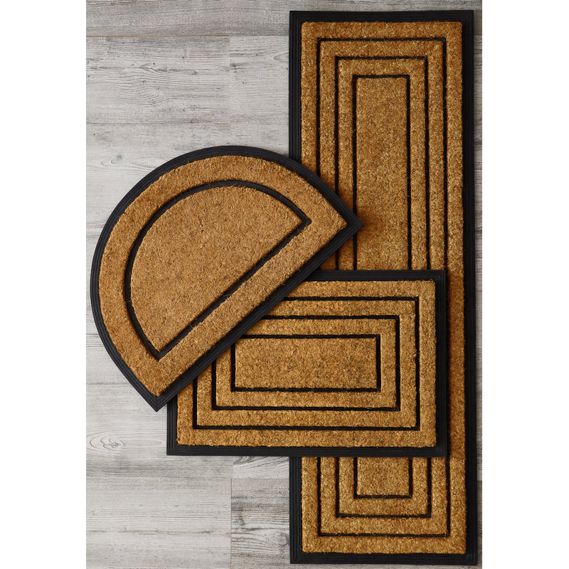 Kerr Non-Slip Outdoor Doormat, Rectangular 40 x 60cm