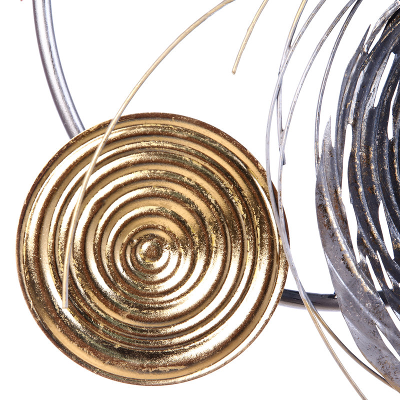 Handmade Abstract Wall Decor on Metal