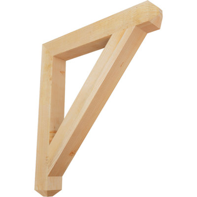 Support de scie grossière artisanale, sapin Douglas, l 4 po x P 30 po x H 34 po