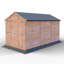 Langley 12 ft. W x 6 ft. D Wooden Storage Shed