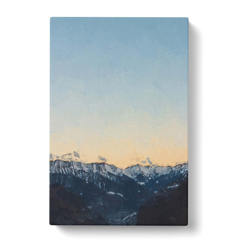 Ahrntal Mountain Valley In Italy - Wrapped Canvas Painting, 50cm H x 35cm W x 3cm D