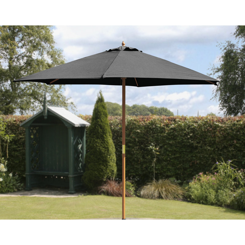 Tulare 270cm Market Parasol, Black