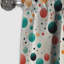 Retro Revival Polka Dots Pattern - Abstract Curtain - Blackout Abstract Curtain - 1 Panels-107550968
