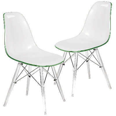 Chaise d'appoint en acrylique Culley