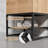 Azai 30'' Modern Single Bathroom Vanity with Ceramic Sink Top, Faucet, Open Shelf, Metal Frame-517339627
