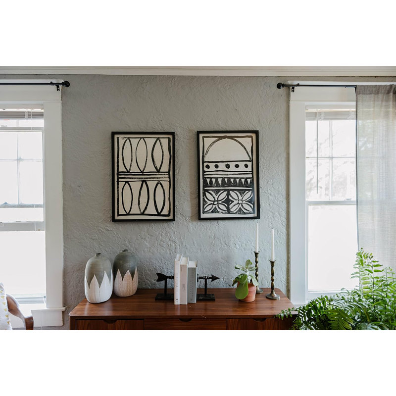 Bronze arrow-shaped cast iron bookend (2-piece set)
