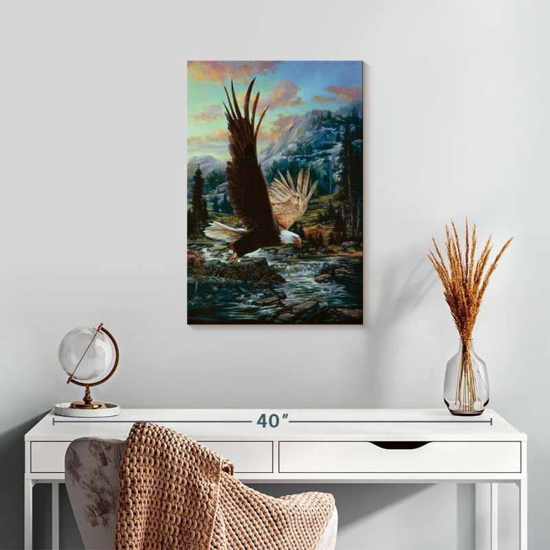 Brampt In Flight, 24" H x 16" W