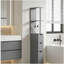 Tour de rangement, organisateur de plancher étroit, armoire de rangement de salle de bain-2145798919