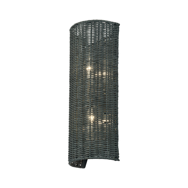 Arsdale 2 Light Brushed Nickel Ada Sconce, 2, 11" H x 5.25" W x 3.95" D