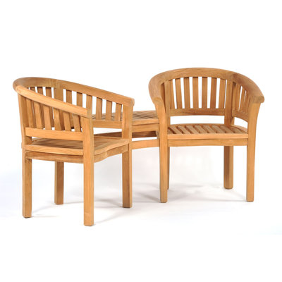 Selena Solid Wood Teak Outdoor Bench