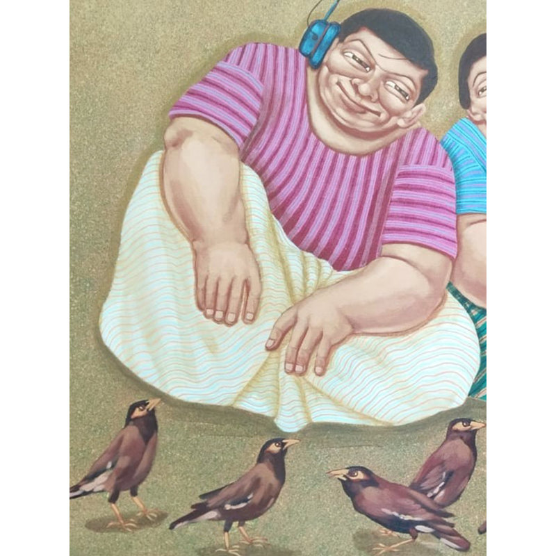 The Bluetooth | Acrylic On Canvas | Apurba Karati