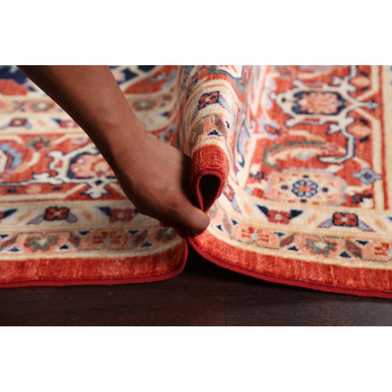 One-of-a-Kind 9'0" X 11'8" Wool Area Rug in Rust