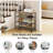 Shoe Rack For Entryway, 4 Tier Wooden Shoe Storage Rack, Shoe Shelf Holds 16-20 Pairs Of Shoes, Shoe Tower For Closet Entryway, Free Standing Shoe Racks Table