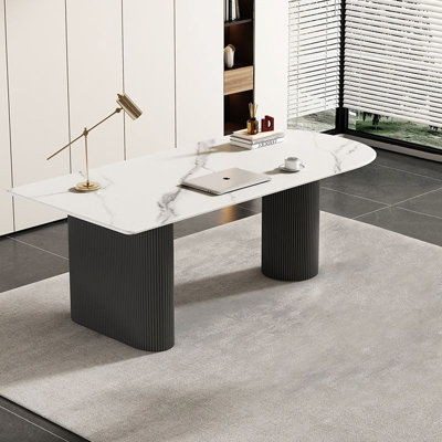 Plateau de table en bois fritté léger de luxe moderne