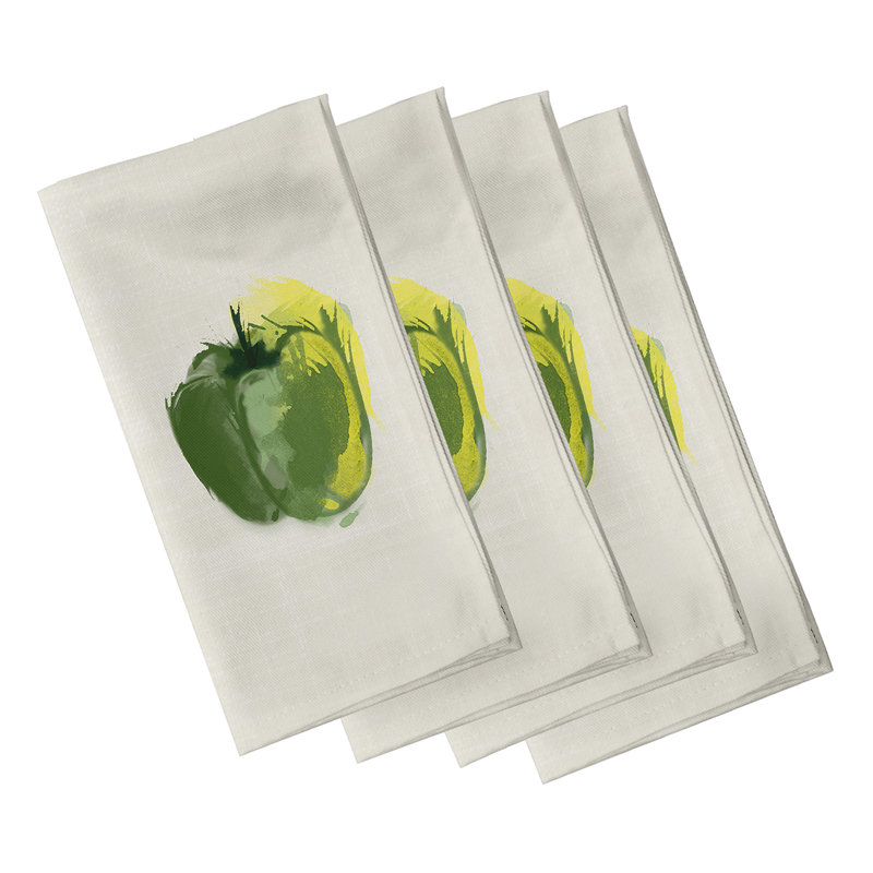 Jayapura Polyester Abstract Square Napkin, Gold