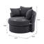 Fauteuil demi-tonneau pivotant moderne Akili pour salon d'hôtel / fauteuil de loisirs moderne