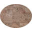 Tapis rond patiné moderne patiné 5 x 5