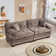 84" Chenille Upholstered Loveseat Sofa with Memory Foam Cushions and Pocketed Coil Springs
