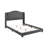 Aquira Upholstered Queen Wingback Bed Grey-1701799767-1701799766
