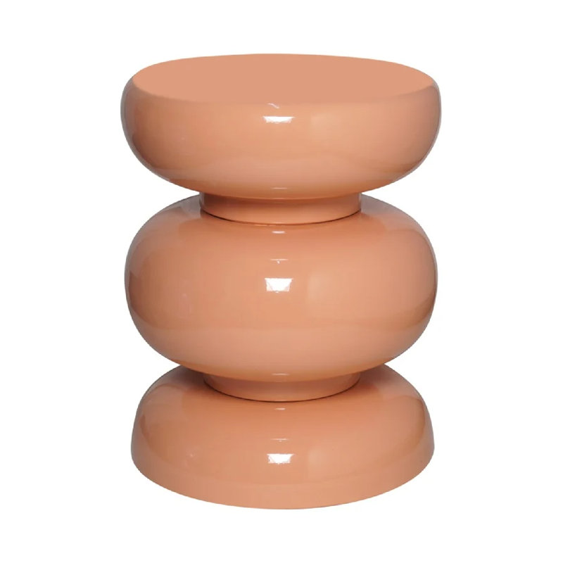 Table d'appoint Jari, Saumon