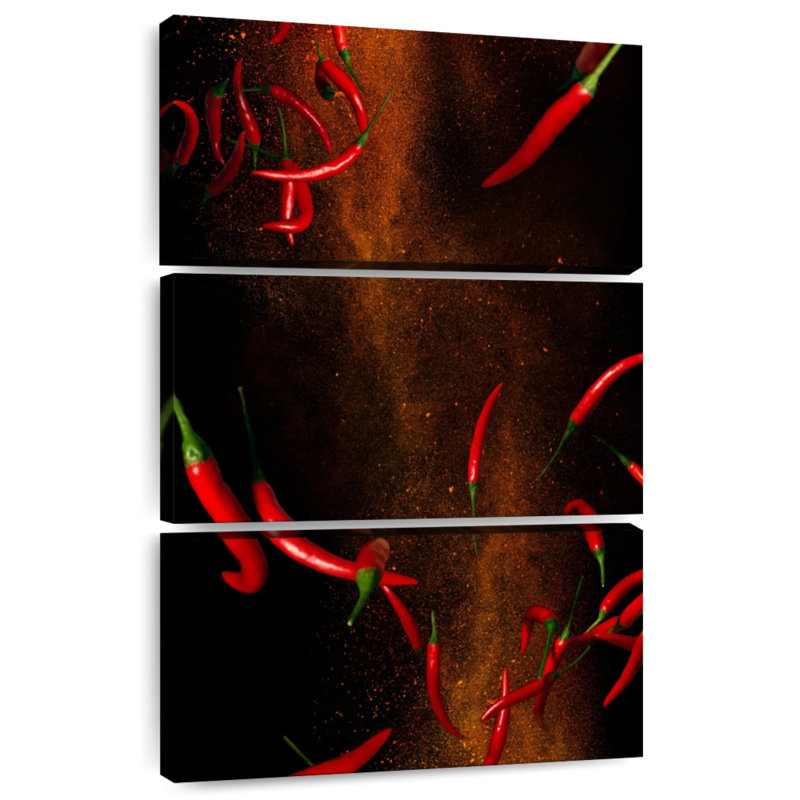 Yarlin Pepper Powder Flakes, 32" H x 20" W