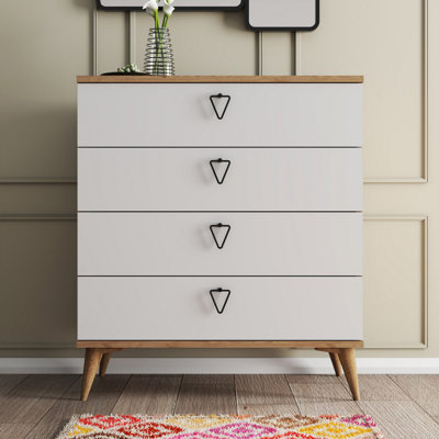 4 Drawer 32" W Dresser