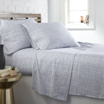 Vilano Choice Muted Mesh Geometric Sheet Set