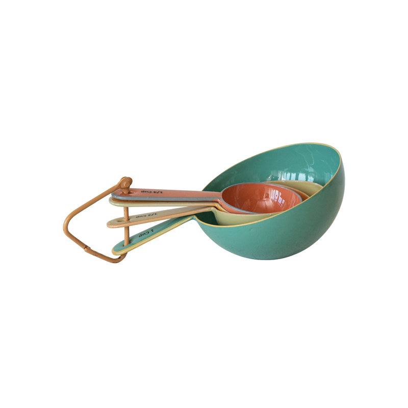 Colorful Stainless Steel Measuring Cup Set, Dishwasher Safe