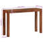 120cm Solid Wood Console Table