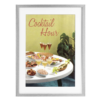 «Cocktail Hour», reproduction encadrée sous verre, par Tim Wright