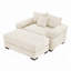 Fauteuil club avec repose-pieds 54,3 po-1343959818