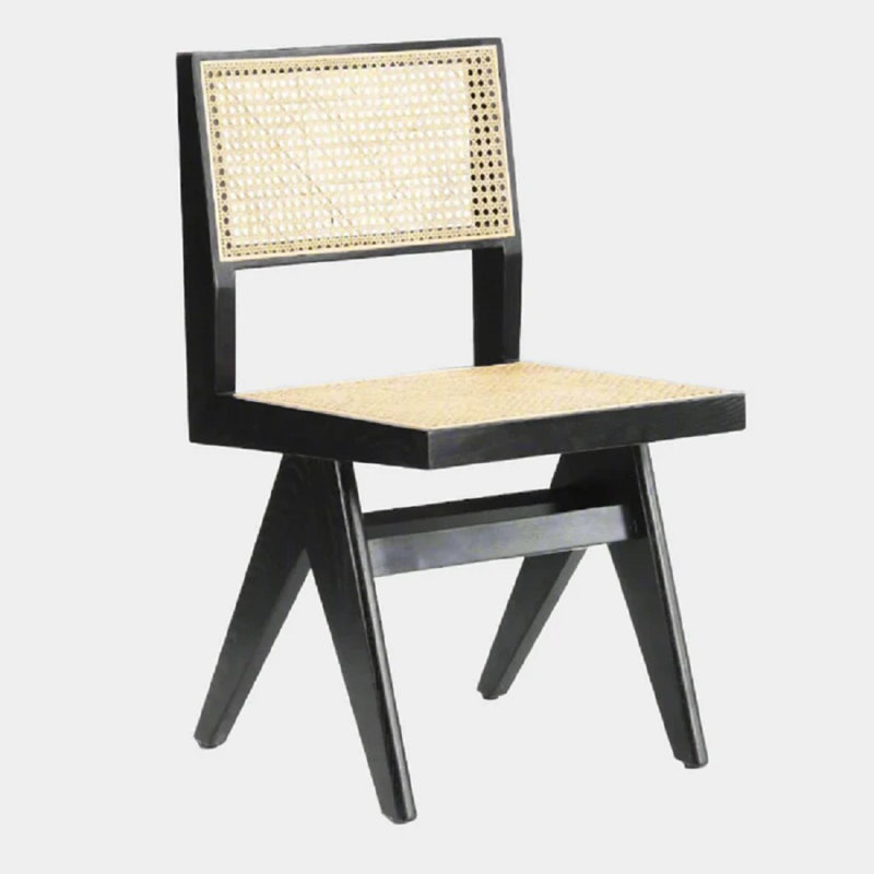 Chaise Cannuer Cane , Noir, noir, noir, noir