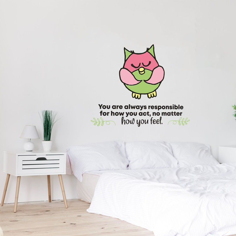 Text & Numbers Wall Decal, 20" H x 40" W