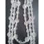 Guirlande fantaisie en cristal blanc 2 pi 2 po