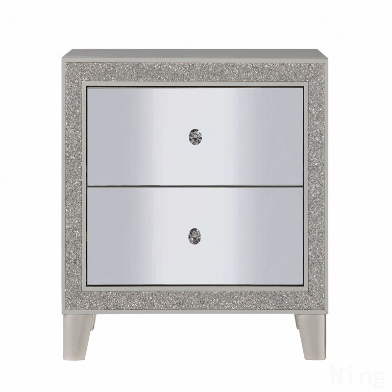 Table de chevet 2 tiroirs