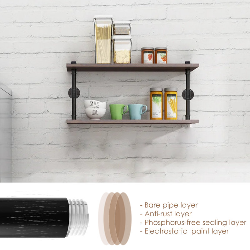 Edmanuel 2 Piece Floating Shelf