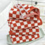 Ensemble de 3 serviettes de toilette pour la salle de bain, serviettes de toilette en coton absorbant doux pour la cuisine de salle de bain Spa Spa, ensemble de serviettes décoratives à carreaux, 13 x 29 pouces-1021675467