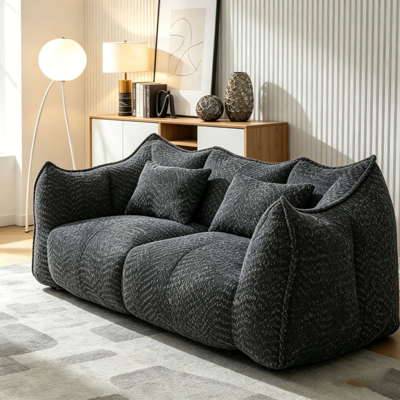 Fauteuil à billes souple, Noir
