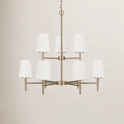 Erlandson 9 - Light Dimmable Tiered Chandelier