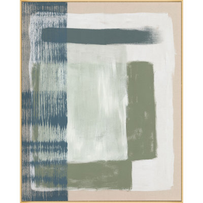 Serenity Colorblock 3 Painting by Lillian August