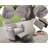 Upholstered Power Rock Swivel Recliner Chair-925351748
