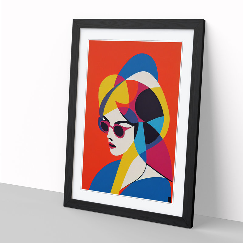 Oruada Pop Woman - Wall Art, 34cm H x 25cm W x 2cm D, Oak